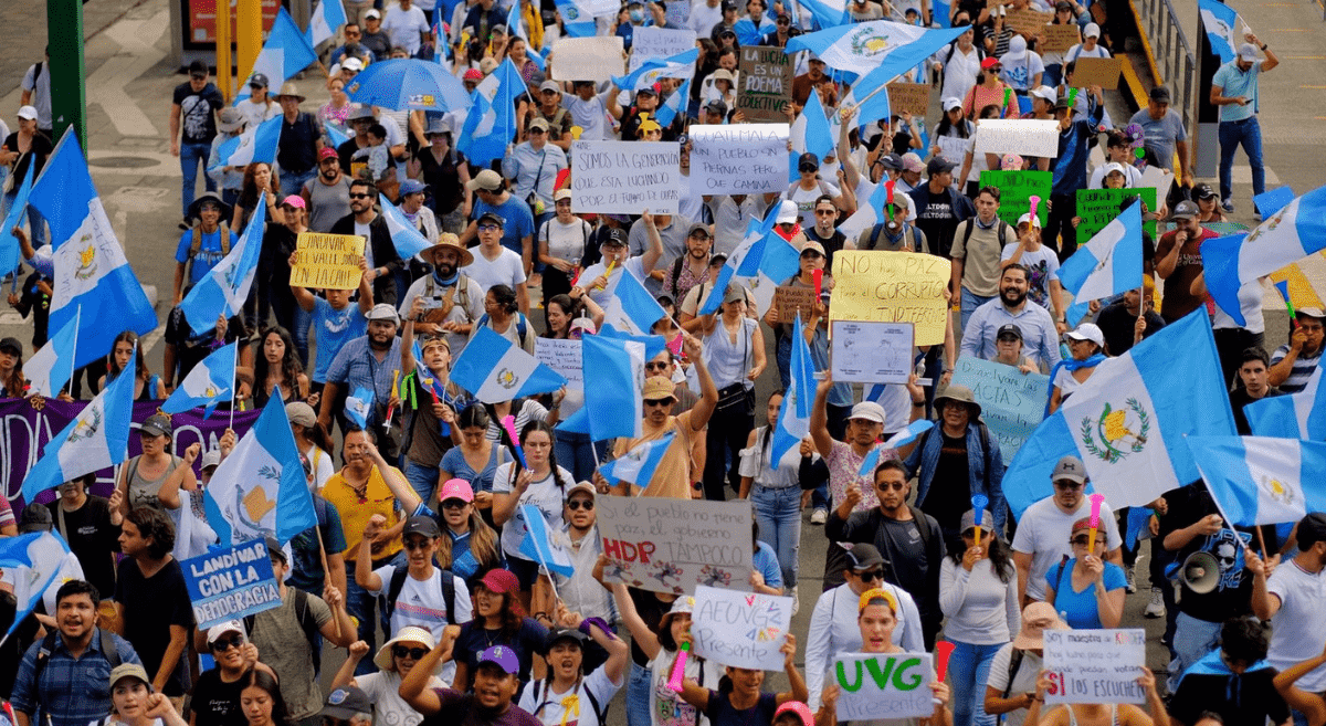 Las protestas de Guatemala Rally 2024